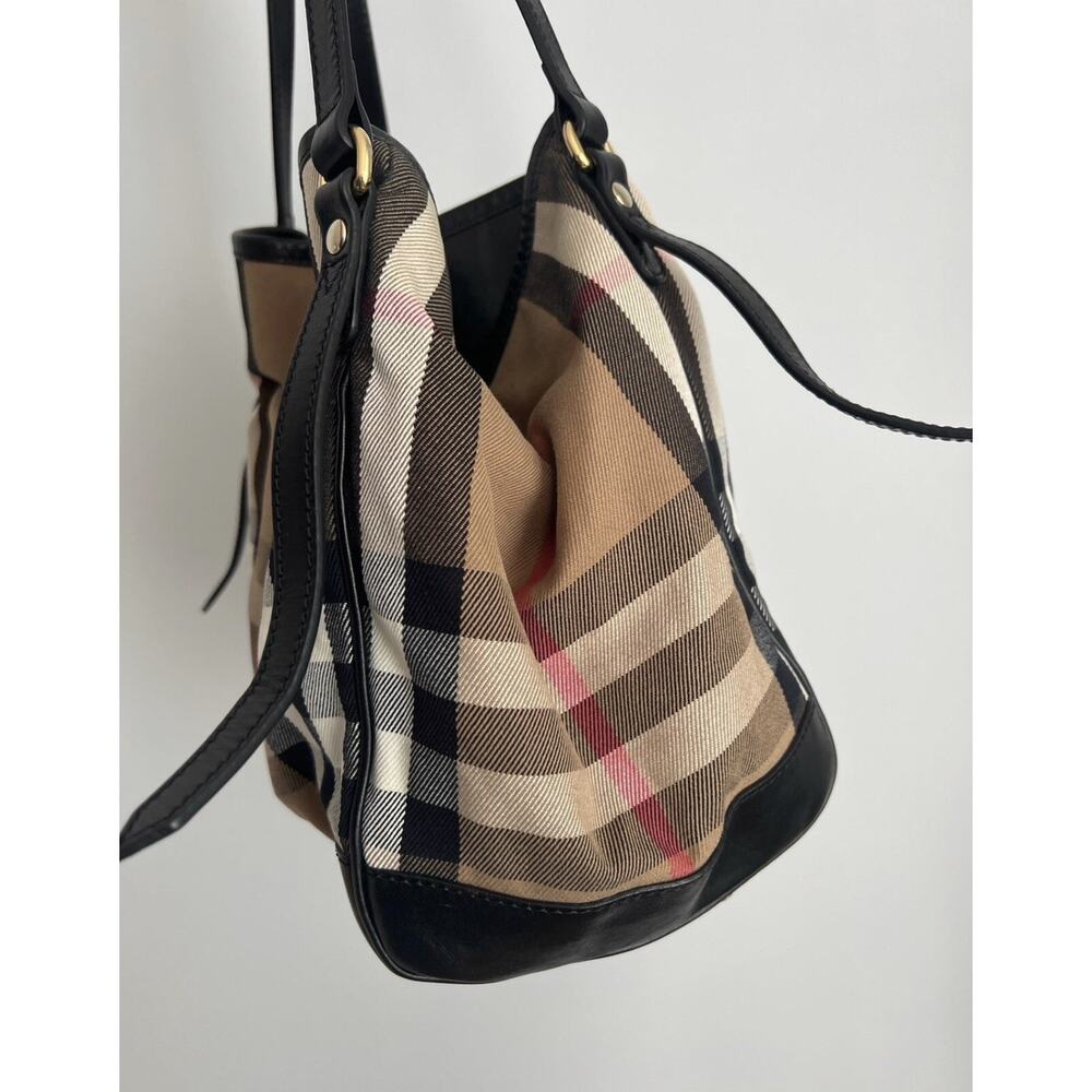 Burberry Canterbury Bridle House Check Medium Tote Handbag Authentic - Picture 5 of 11